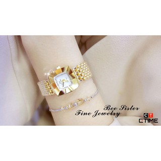 Đồng hồ nữ Bee Sister mặt pha lê cực sáng- BS30-
