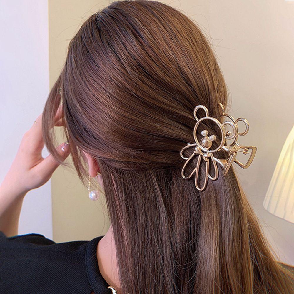 Epoch Kẹp Tóc Móng Vuốt Gấu Rỗng Thanh Lịch Ngọt Ngào Cho Nữ|Băng Đô Cài Tóc Phong Cách Hàn Quốc Xinh Xắn Cho Nữ