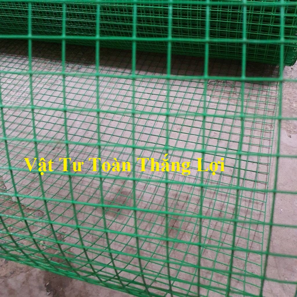 Lưới sắt bọc nhựa màu xanh vây gà vịt thú nuôi chất lượng