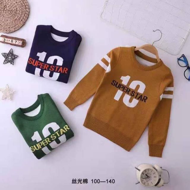 Áo Len bé trai size đại