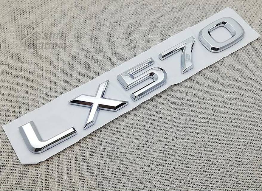 1 Miếng Dán Chữ ABS LX470 LX570 Thay Thế Cho Nắp Cốp Sau Xe Hơi LEXUS