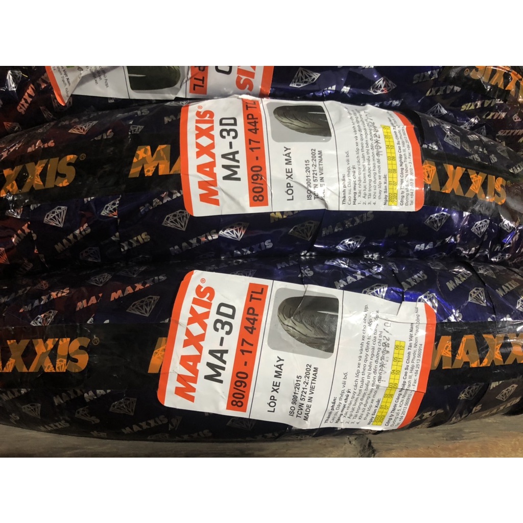 Lốp  MAXXIS 80/90-17 dành cho xe không ruột - Vỏ Sau Rs
