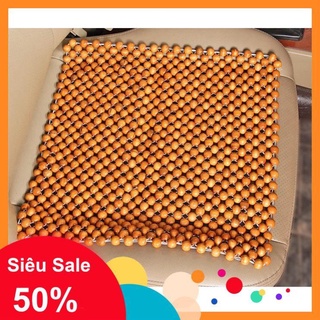 Miếng đệm lót ghế ❤Sỉ❤ Miếng đệm lót ghế hạt gỗ 45cm❤Sỉ❤tạo cảm giác thoải mái khi làm việc❤Sỉ❤nâng cao hiệu quả 7464