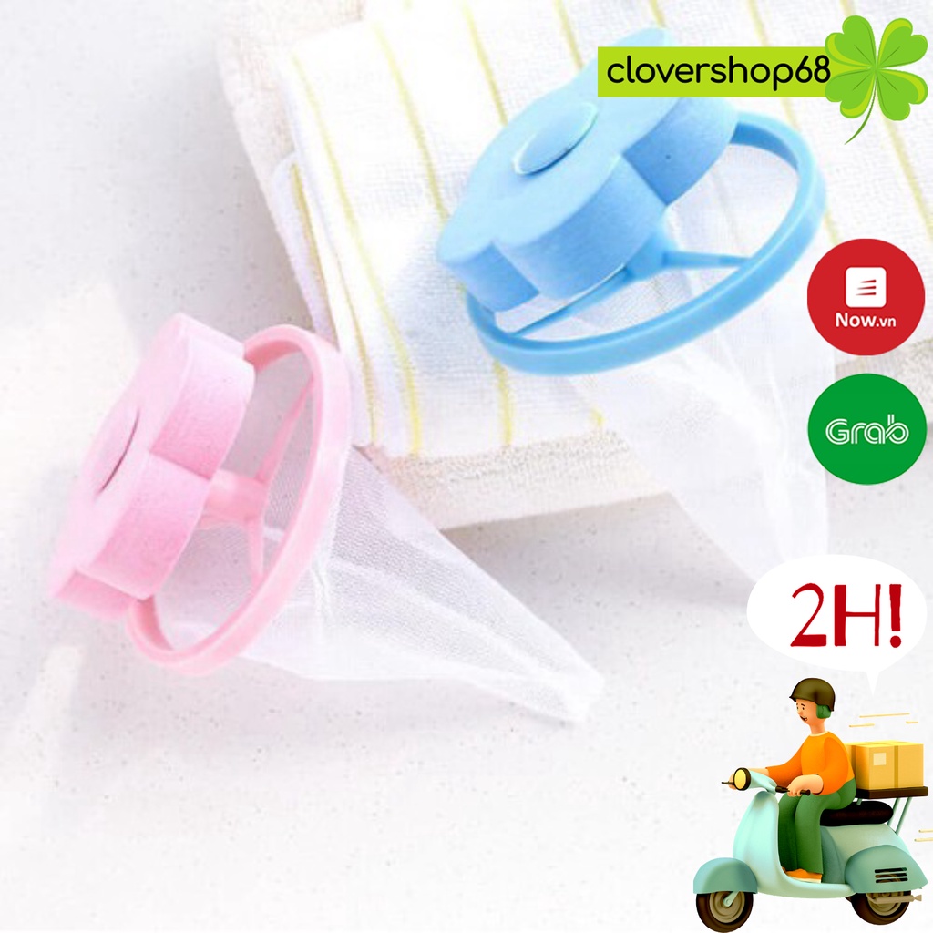 Phao lọc cặn bẩn máy giặt, túi lọc gom rác lồng máy giặt cửa đứng🍀 Clovershop68 🍀