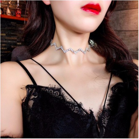 Choker Đính Đá, Choker 2 Tầng, Set Nhiều Mẫu Princess