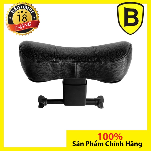 Gối tựa đầu chống đau cổ bọc da cao cấp trên xe hơi - Baseus PU Leather Car Neck