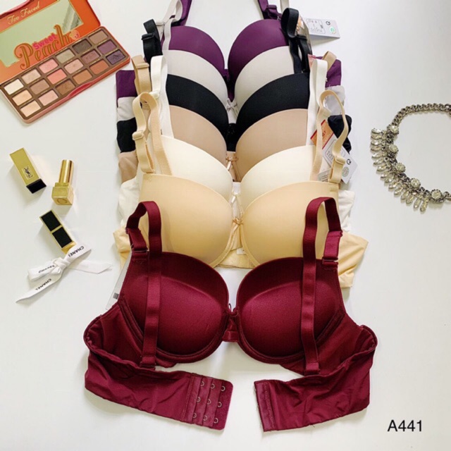 Áo ngực mút dày 4cm nâng ngực bản lưng 3 móc cài nâng ngực mặc áo dài đẹp Lovelyvn 441
