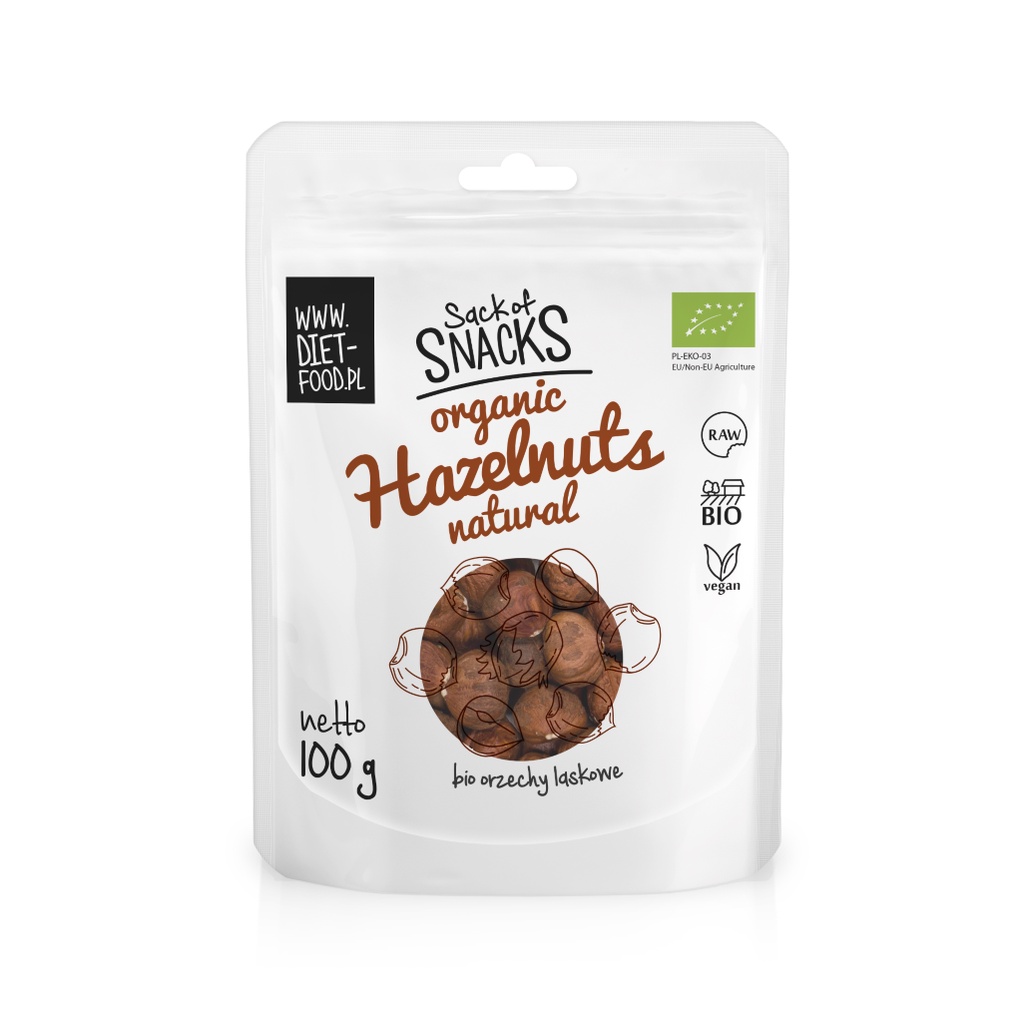 Hạt Phỉ Hữu Cơ Đã Tách Vỏ Diet Food Organic Hazelnuts