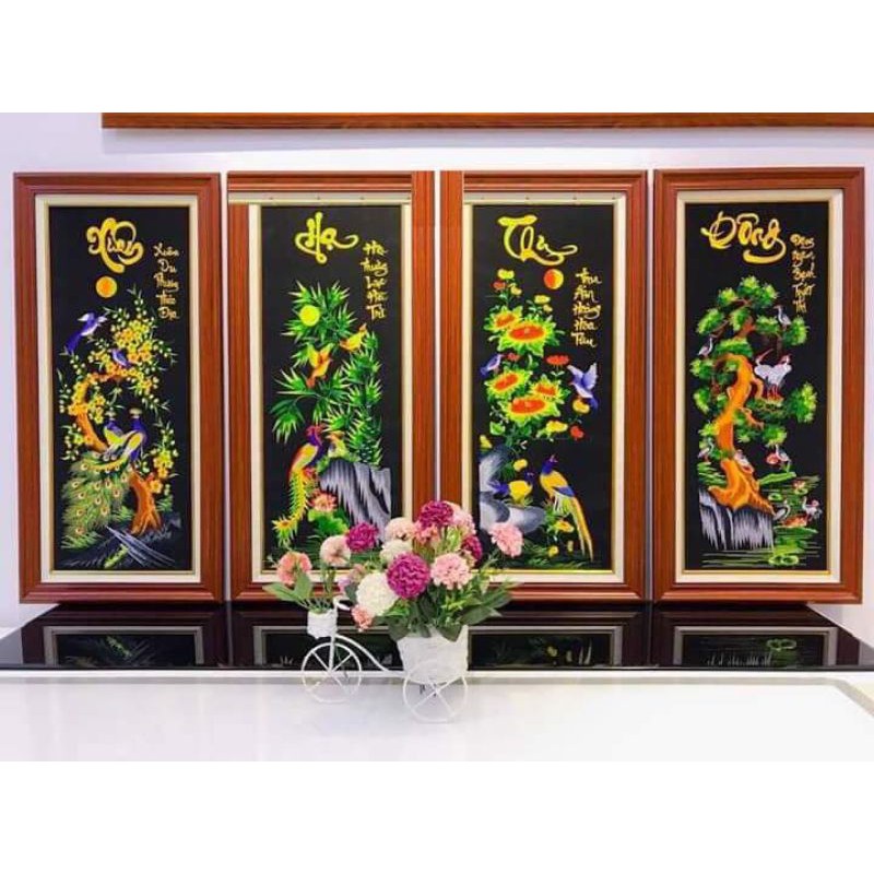 Tranh thêu sẵn chưa khung