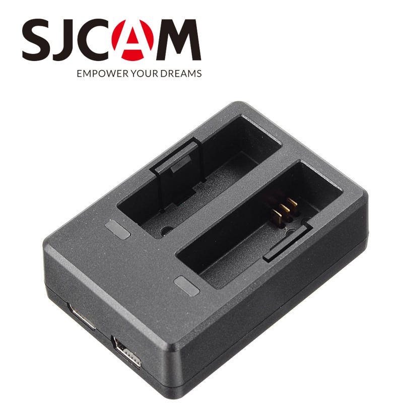 Dock Sạc Pin Đôi Kèm Cáp Cho Camera Hành Trình SJCAM SJ6 - Hãng Phân Phối Chính Thức