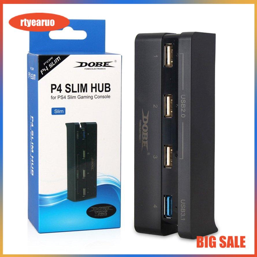Bộ hub chia cổng usb 4 trong 1 tốc độ cao cho Sony PlayStation 4 Slim PS4 Slim