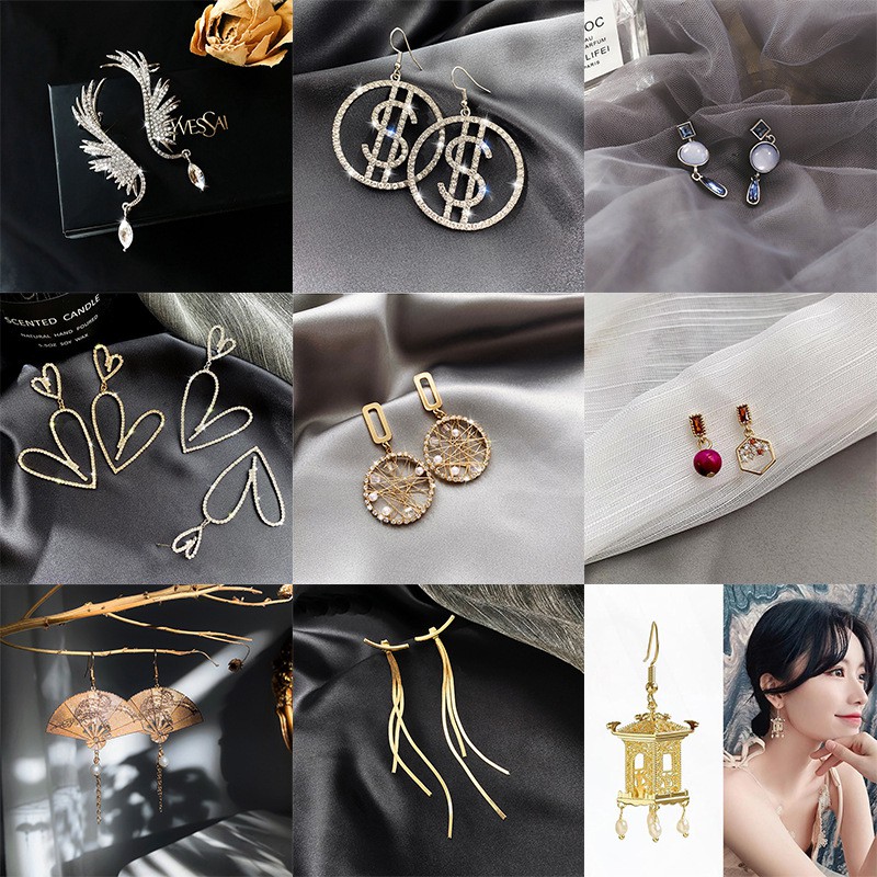 Bông Tai Mạ Bạc 925 Hình Trái Tim Đính Ngọc Trai Đáng Yêu