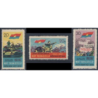 Tem sưu tập Việt Nam MT 06 1967 ( 3 tem )