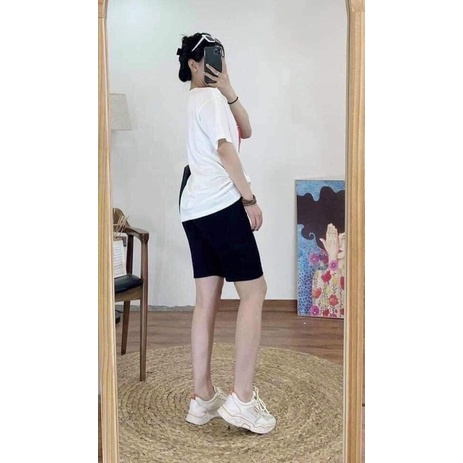 Quần legging đùi cuộn tím siêu hot