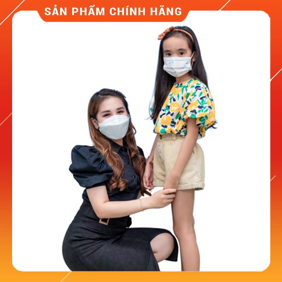 Khẩu trang cho bé [hộp 50 cái] KF94  Hàn Quốc 3D Mask lọc không khí dễ thở tiêu chuẩn N95 Mỹ