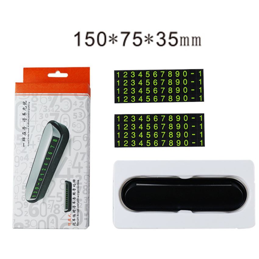 Thẻ ghi số điện thoại khi đỗ xe ô tô- Thẻ đậu xe gắn trên taplo ô tô | BigBuy360 - bigbuy360.vn