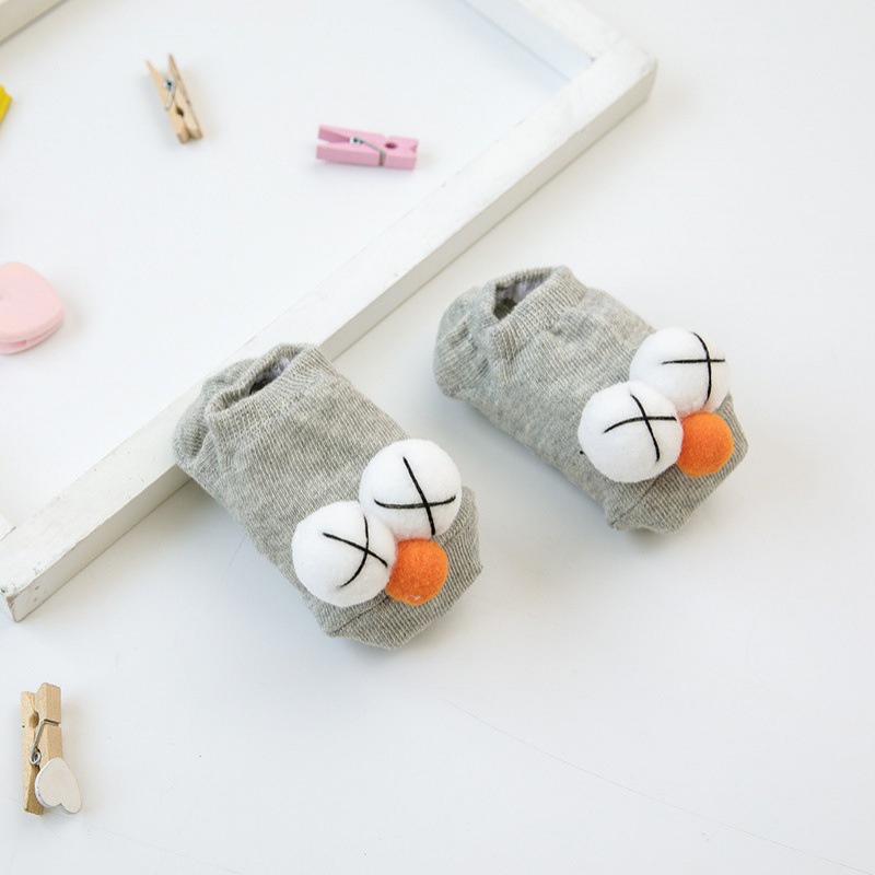 Tất ngắn cổ cho bé 3D hình đôi mắt dễ thương trẻ em từ sơ sinh đến 3 tuổi LABAMO TTNC02