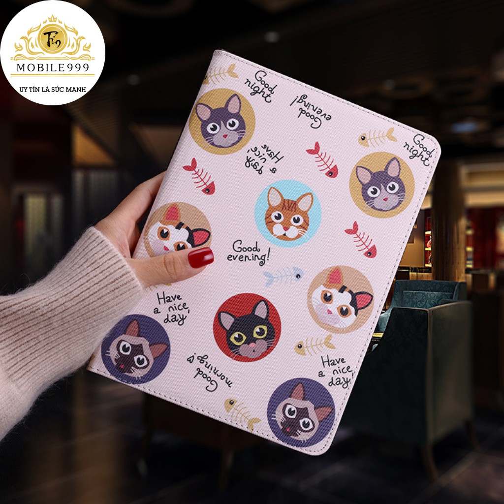 Bao da ipad Silicon hình Đầu Mèo cute chất đẹp ốp ipad Air 2/Pro 11/9.7/10.5/Air 3/10.2 gen7/8...MOBILE999 | BigBuy360 - bigbuy360.vn
