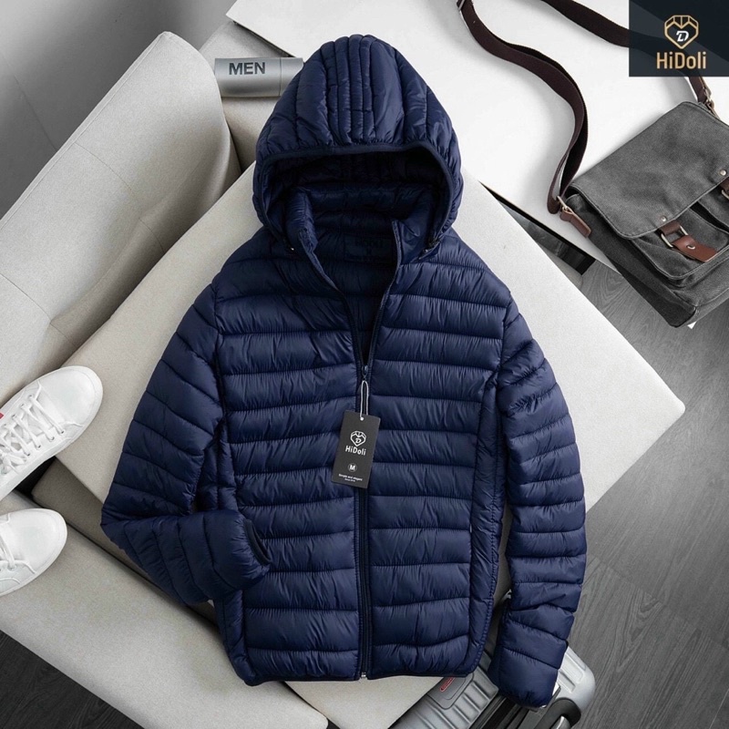 Áo khoác phao nam nữ siêu nhẹ thể thao, áo phao nam đẹp kiểu dáng năng động, trẻ trung có mũ tháo rời