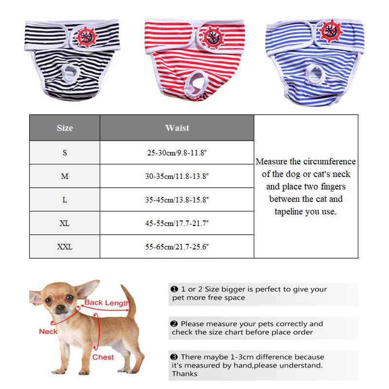 Quần tã bằng cotton cho cún cưng