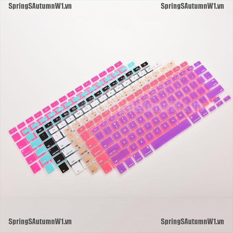 [Spring] Silicone Keyboard Skin Cover Case for Macbook Air Pro 13" 15" 17" Inch [VN]
