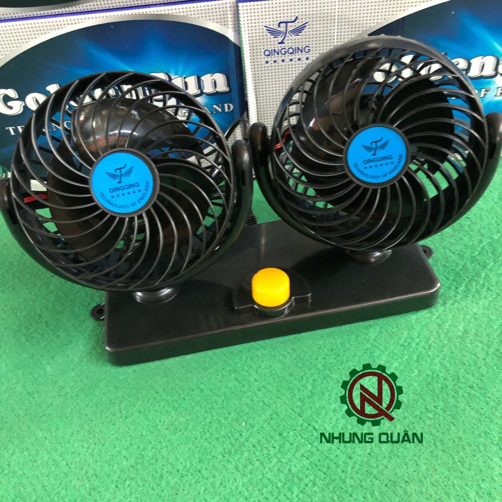 quạt đôi to 2 lồng điện 24v Golden Sun Liên doanh Anh