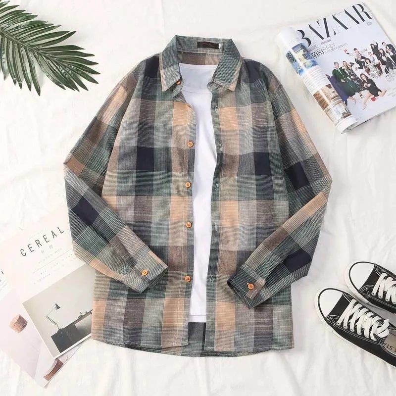 Áo Sơ Mi Kẻ Nam Hàng Si