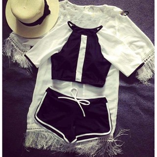 Act cool  Bikini tay dài Cực cute