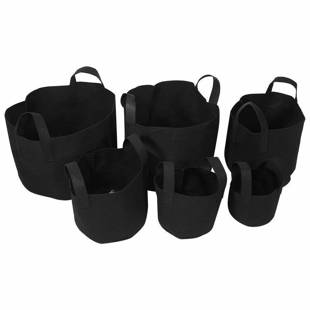 HECCEH Túi Vải Trồng Cây Hình Tròn Mới