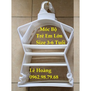 Móc 30 Chiếc Bộ To Trẻ Em và 20 Kẹp Sắt Cong TE, 20 Dây Lạt
