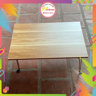 ⚡bàn vân gỗ đẹp /Freeship 50K / bàn học gấp gọn mặt vân gỗ /40x60