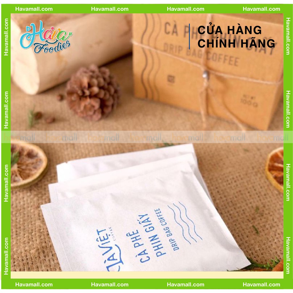 [HÀNG CHÍNH HÃNG] Cà Phê Phin Giấy Là Việt Hộp 100gr - Drip Bag Coffee