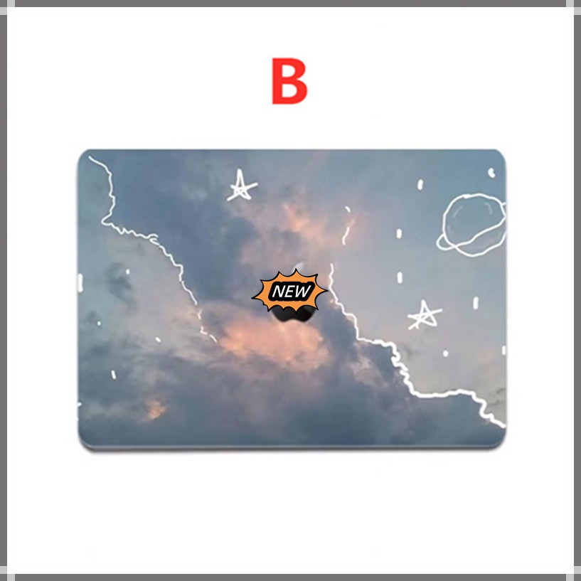 Ốp laptop họa tiết phố mè và không gian cho 2020 Air13 Touch Bar ID Pro 13 Inch 2019 A2159 A1989 A1706