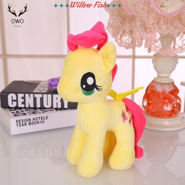 1 Ngựa Pony Nhồi Bông 25cm Dễ Thương Dùng Làm Gối Ôm