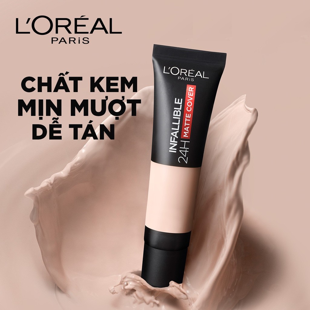Kem nền Infallible 24H Matte Cover - [Coco Shop]