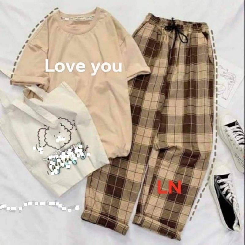 Set áo và quần in chữ Love you,vải đẹp hình in rõ nét.Áo đôi nam nữ tình yêu đẹp giá rẻ.