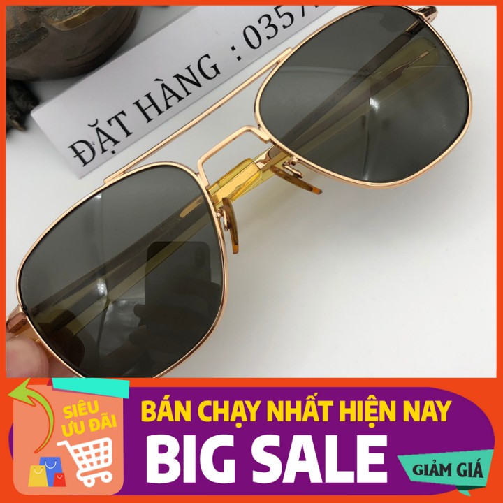 AMERICAN OPTICAL kính cơn mạ vàng 12k dày dặn mắt kính thủy tinh | BigBuy360 - bigbuy360.vn