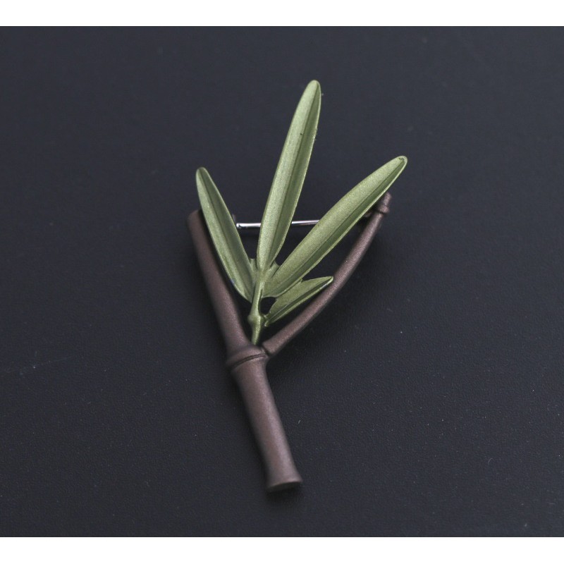 Cài Áo Vest Nam thời trang hình cành trúc GH-199, Lapel Pin cài áo Vest {Phụ kiện Vest Nam – AdamZone}