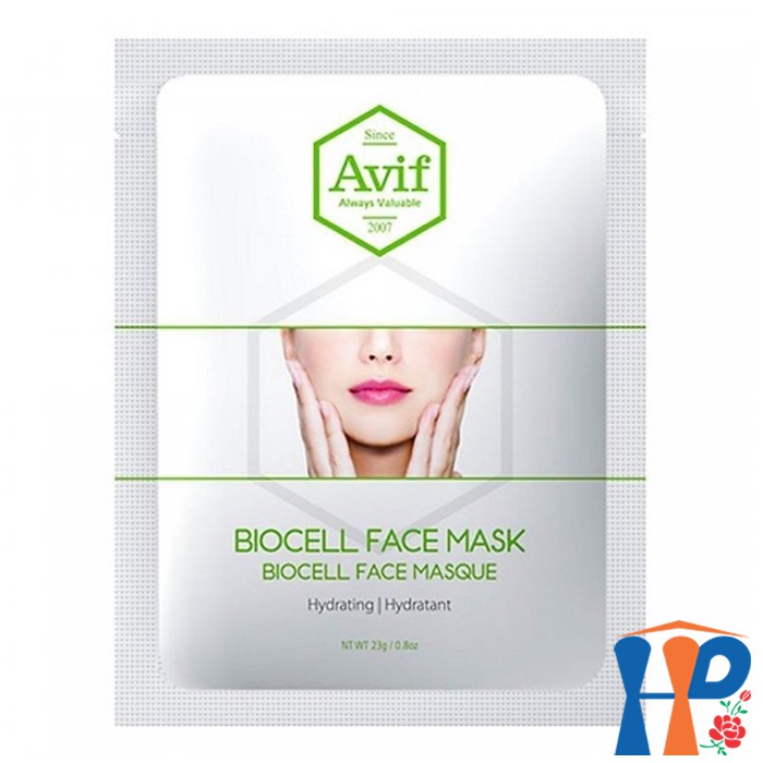 Mặt Nạ Sinh Học Dưỡng Ẩm Da Chiết Xuất Từ Nước Dừa Tươi AVIF - Hydrating Biocell Face Mask