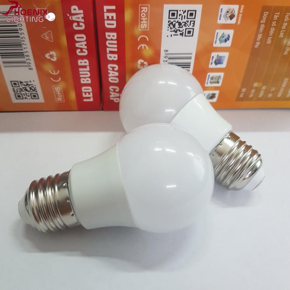 BÓNG ĐÈN BÚP CHANH TRÒN 3W.7W ( Loại 13 mắt LED chứ không phải loại giá rẻ 6 mắt LED )