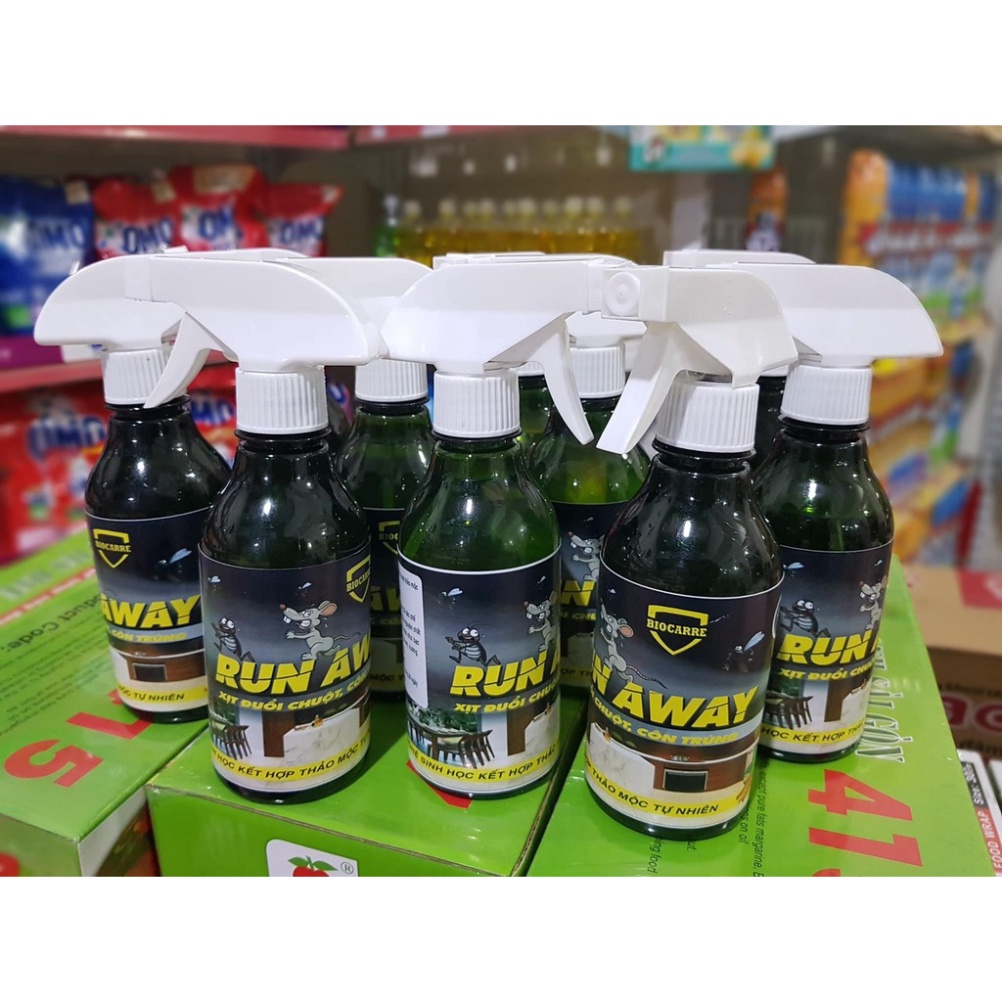 Xịt đuổi chuột, côn trùng thảo dược Run Away  300ml