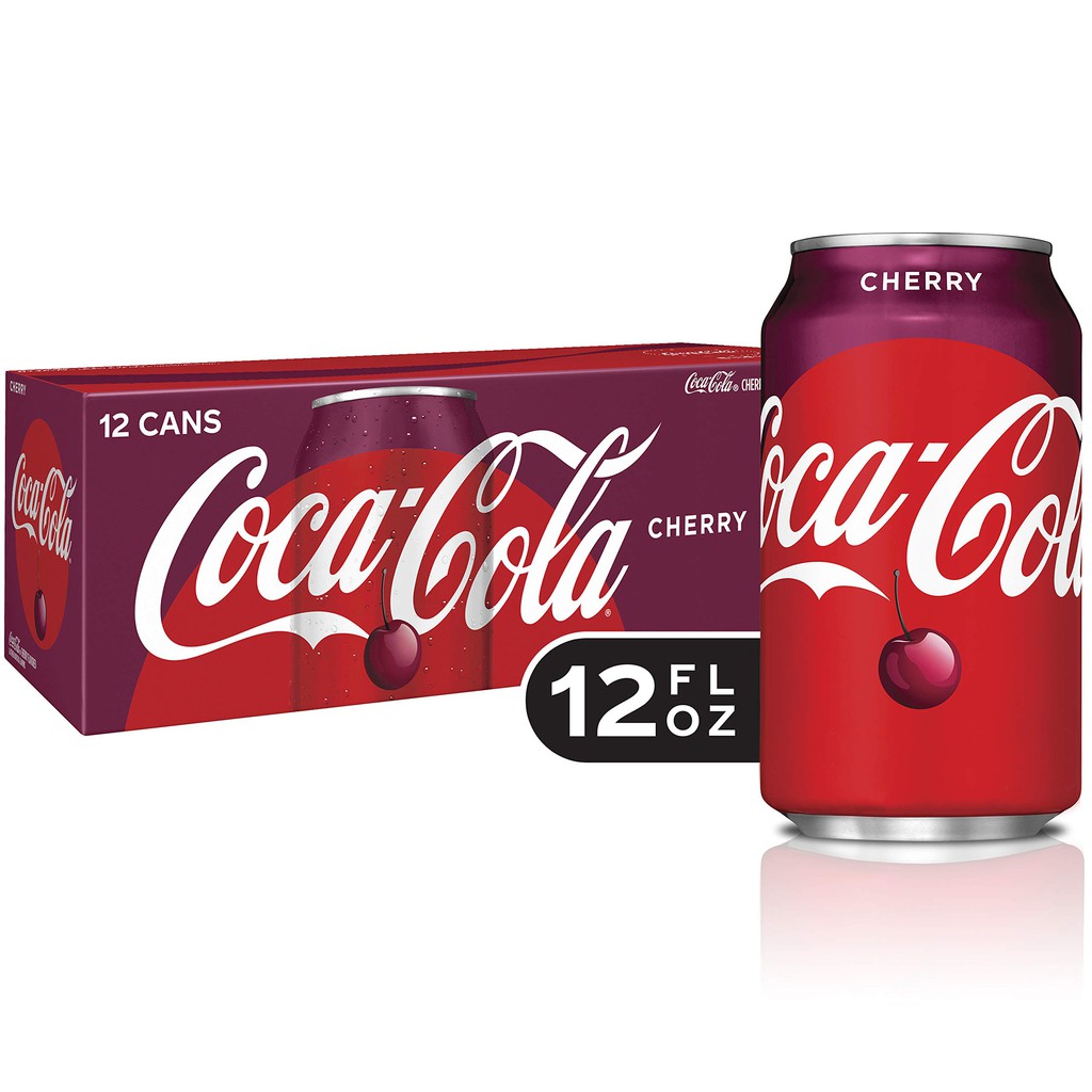 (2 loại) Nước ngọt Coca Cola Mỹ lon 355ml