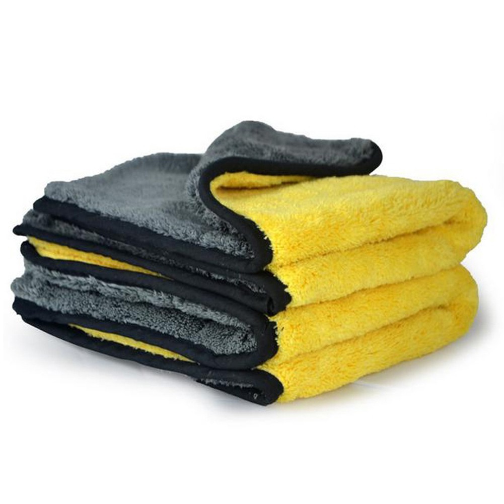 Khăn Lau Xe Vải Dày Sợi Lông Microfiber Làm Sạch Đánh Bóng