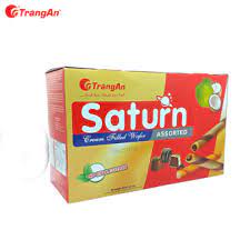 BÁNH KẸO QUẾ HỖN HỢP SATURN TRÀNG AN HỘP VUÔNG 440G