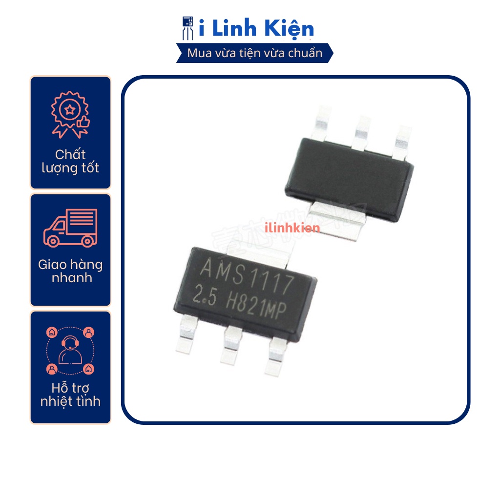 AMS1117-2.5V IC ổn áp 2.5V 1A SOT-223