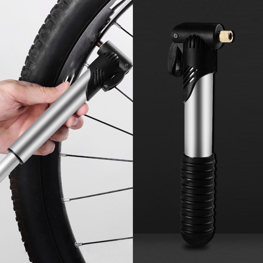 Bộ Dụng Cụ Bơm Bánh Xe Đạp Mini Bằng Thép Không Gỉ Đa Năng