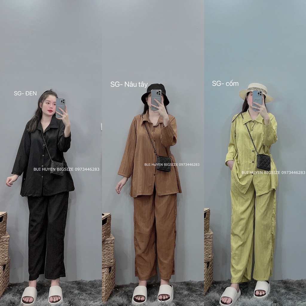 SÉT BỘ SƠ MI DÀI BIGSIZE(SG)