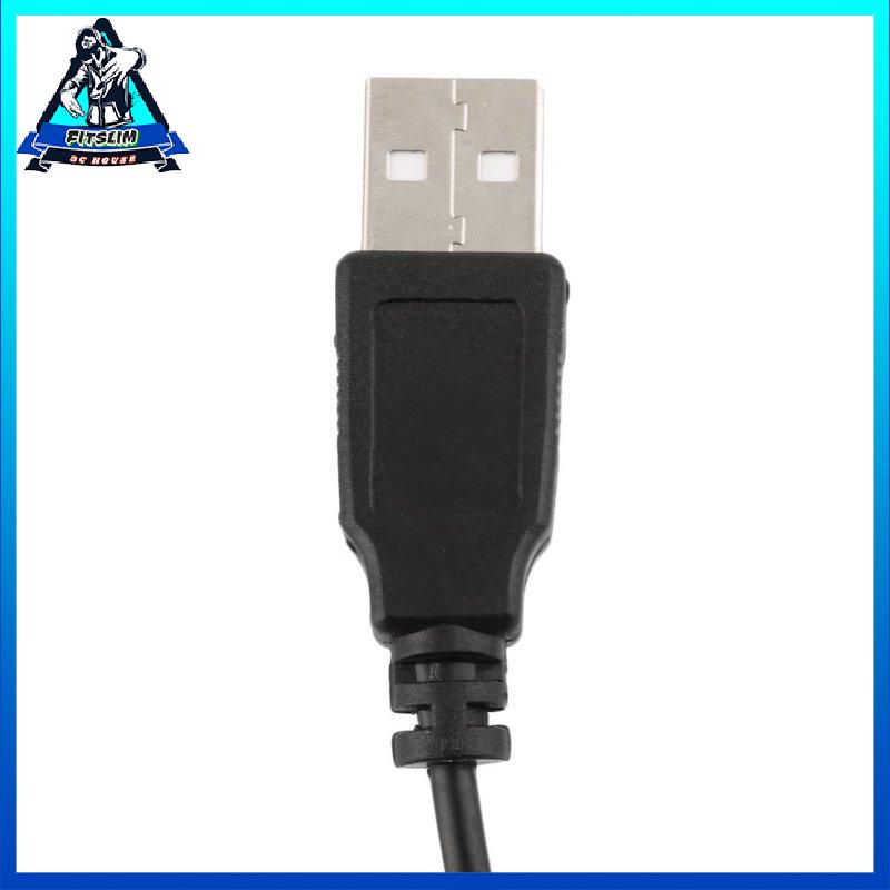 [Fitslim] Black USB Stand Mini Microphone Mic for PC Desktop Laptop Notebook Speech