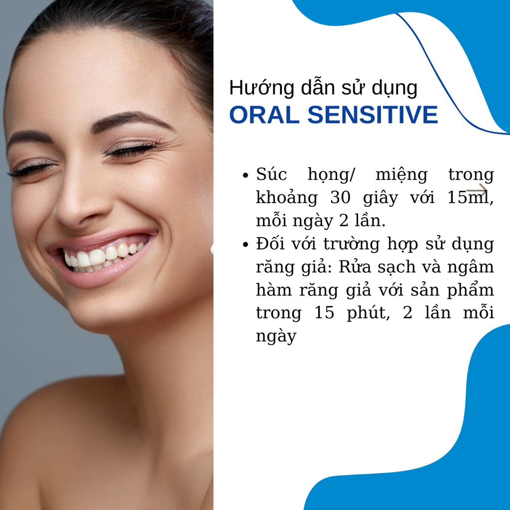 Nước Súc Miệng ALFASEPT Oral Sensitive Hương Bạc Hà Giúp Diệt Khuẩn Nhanh Chóng, An Toàn Cho Người Sử Dụng 250ml