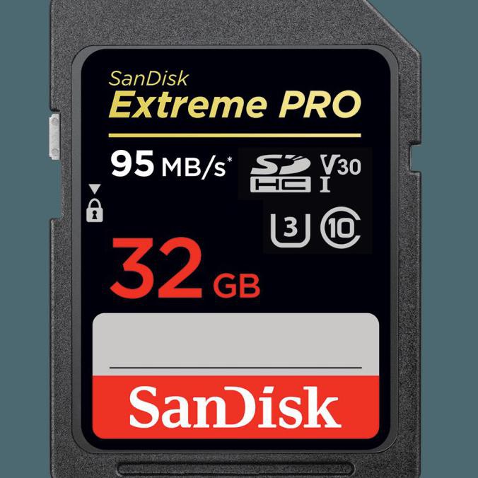 Sandisk Thẻ Nhớ Sdhc Extreme Pro 32gb U3 4k (95Mb / S)